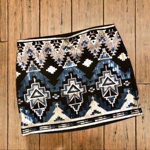 Sequin Express Mini Skirt